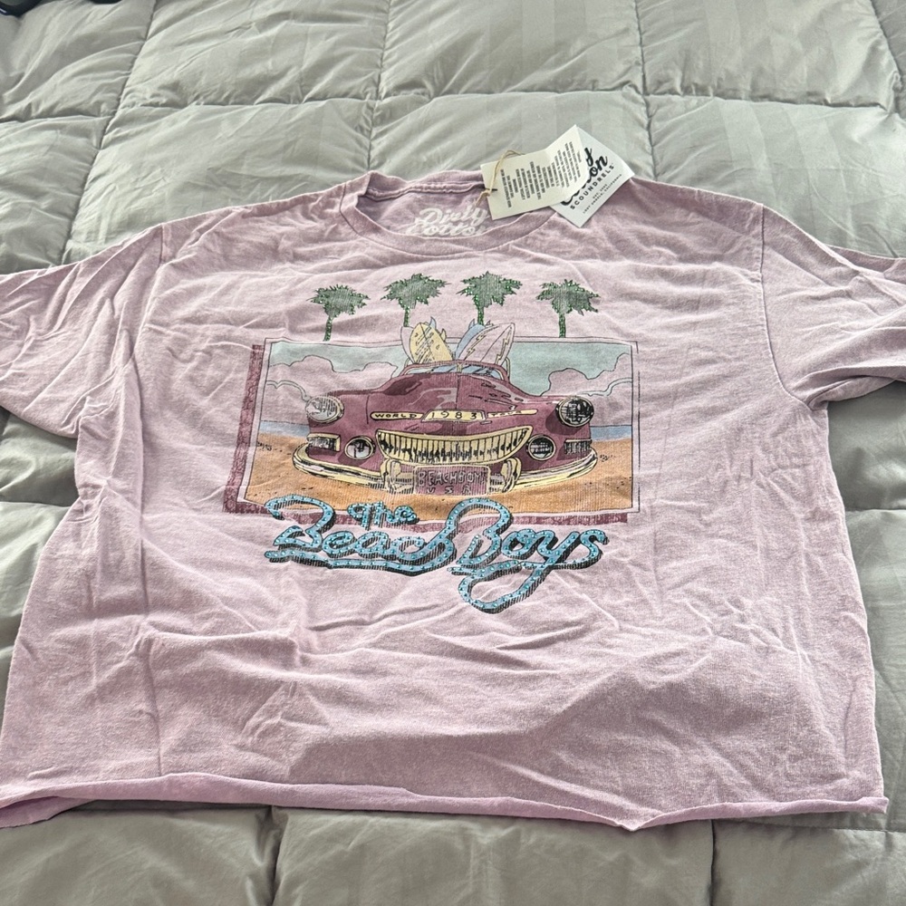 NWT Dirty Cotton Scoundrels , The Beach Boys 
Graphic women’s
 T-Shirt Sz S/M